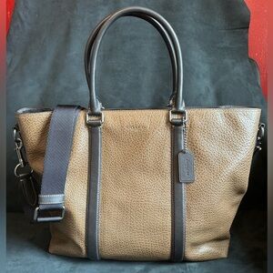 Coach Metropolitan Tote in Mixed Leather
